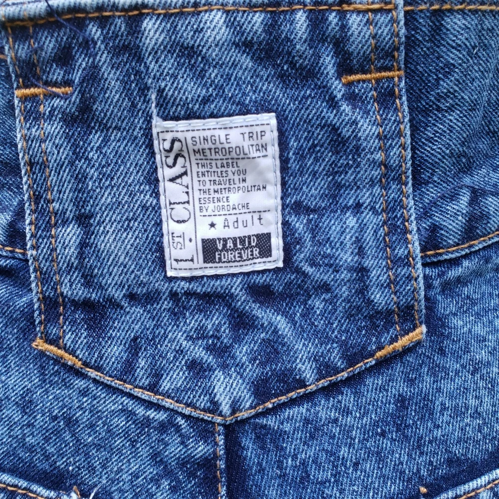 Vintage Jordache 24" waist high rise pleated jeans Barrel Leg - Picture 10 of 16